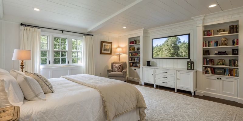 Built In Tv Cabinetry in Durham, NC
