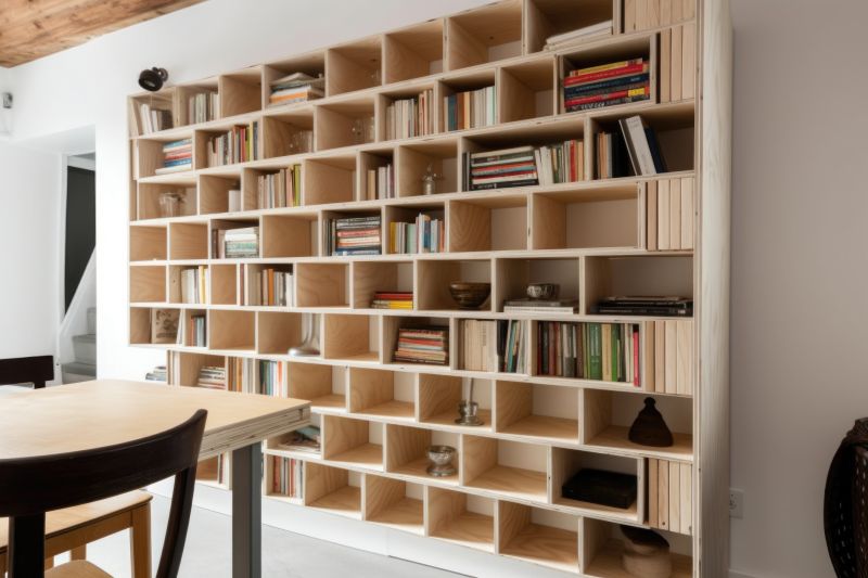 Custom Bookcase Installation in Durham, NC