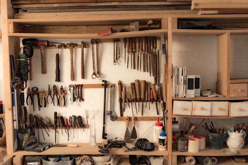 Organized Garage Shelves