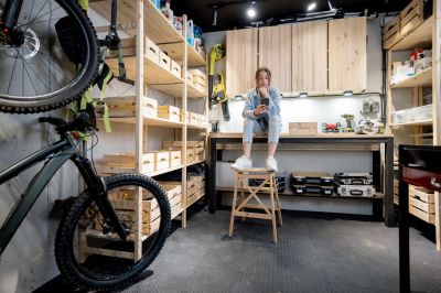 Organized Garage Space