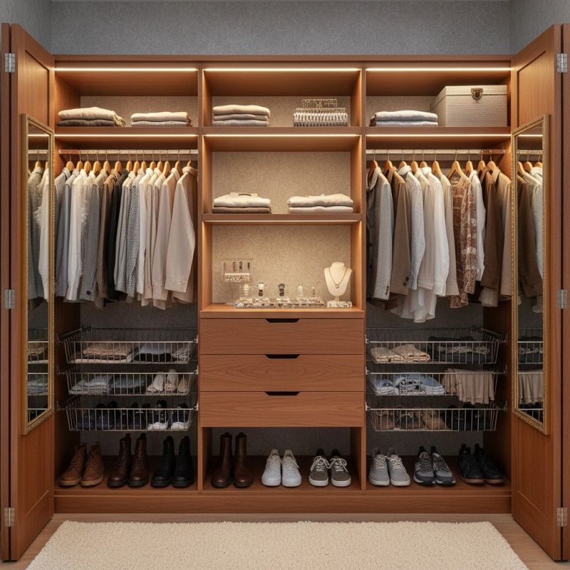 Walk In Closet Remodeling in Raleigh, NC